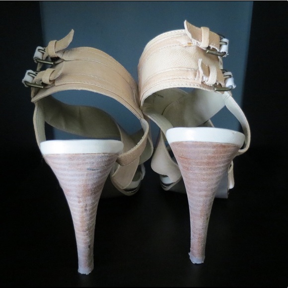 Levity Cream High Heeled Sandal - Picture 4 of 6